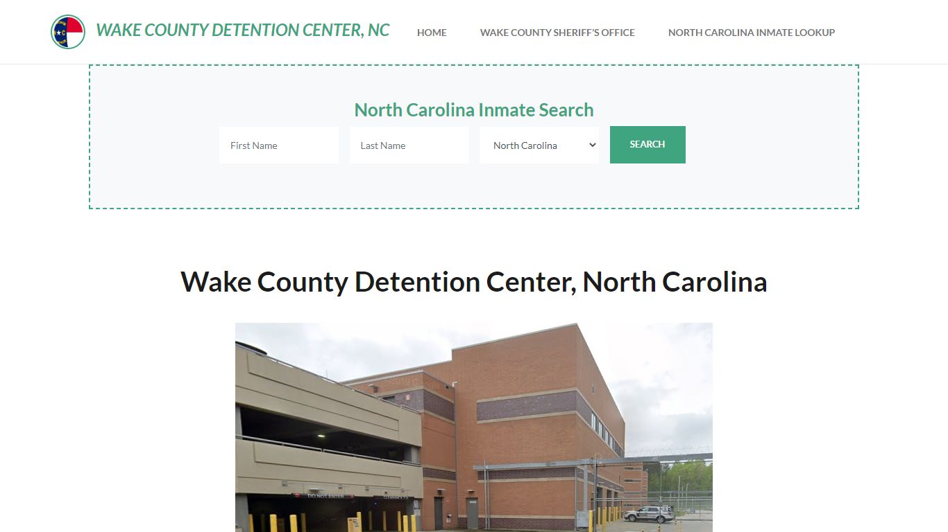 Wake County Detention Center, NC Inmate Roster, Offender Search